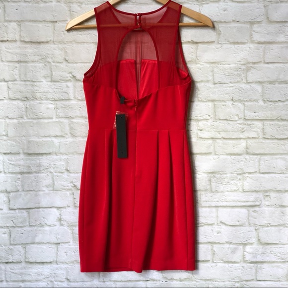 NWT Aryn K cutout red dress - size XS - Picture 5 of 16